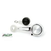 1968-70 Mustang/US Falcon Quarter Window Crank Handle w/Black Knob