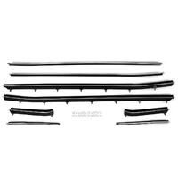1971-73 Mustang Grand Coupe 8 pc Beltline Window Felt Kit