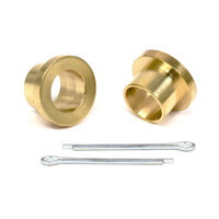 1961-72 Ford F-Truck Clutch Rod Bushing Brass 3/8" Id w/ Cotter Pin - Pair