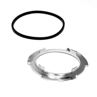 1966-85 Ford F-Truck/Bronco Stainless Fuel Sending Unit Lock Ring & Gasket For 2-7/8" Opening