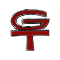 1968 - 1968 Mustang Gas Cap Emblem, GT Red