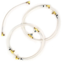2005-2007 Ford Mustang Convertible Top Hose Upper & Lower Set w/ Jumper Hose For Motor-Pump