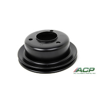 1964-68 Mustang 289 Crankshaft Pulley Single Groove - Black (6 1/4" OD)