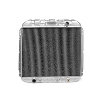 1967 - 1969 Mustang MaxCore Radiator, 6 Cylinder, LH Outlet – OE-Style Aluminum 2 Row Performance