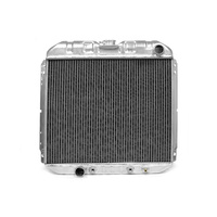 1969-70 Mustang MaxCore Radiator V8 302/351 w/o AC (6 Cyl 250) LH Out - OE-Style Aluminum 2 Row Performance