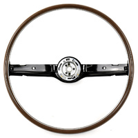 1968 Mustang Deluxe Steering Wheel - Black