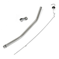 1967-69 Mustang/1962-70 US Fairlane C6 Chrome Transmission Dipstick w/ Tube & Bracket