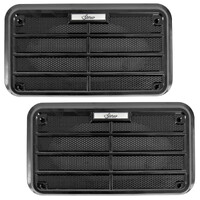1969-70 Mustang/Cougar Door Speaker Grille w/ OE Correct Metal Mesh - Pair