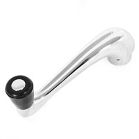 1948-52 Ford Door Window Handle w/ Black Knob (Driver Or Passenger Side)