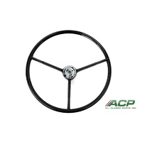 1960-63 Falcon Black 3 Spoke Steering Wheel Only