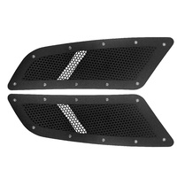 2015 - 2017 Mustang Black Speed Mesh Hood Vents