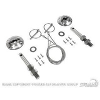 2015 - 2017 Mustang Modern Billet Hood Pin Kit