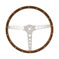 1964 - 1973 Mustang Style 15" Wood Steering Wheel