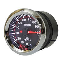 Oil Pressure Gauge 52mm - 7 Colour Back Lighting