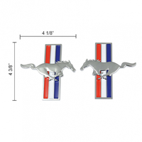 2005-14 Running Horse Fender Emblem