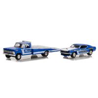 1:64 Scale Hubert Platt's 1969 Ford F-350 with 1969 Mustang Georgia Shaker Diecast Combo