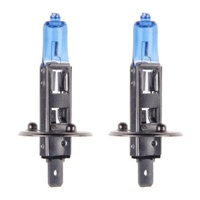 H1 Halogen 12v Bulb - 55w, Pair - Ultra White 