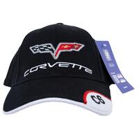 Chevrolet Corvette C6 Logo Hat (Black)