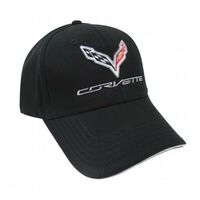 Chevrolet C7 Corvette Logo Hat (Black)