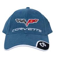 Chevrolet Corvette C6 Logo Hat (Blue)