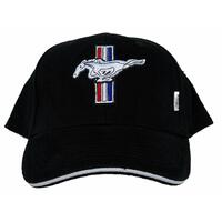 Mustang Tribar Logo Hat (Black)