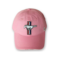 Mustang Tribar Logo Hat (Pink)