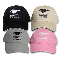 Ford Mustang 50 Years Logo Hat
