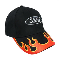 Ford Ball Cap (Red Yellow Flames)