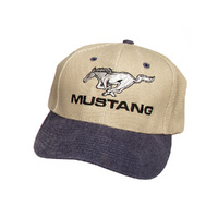Mustang Hat (Blue & Khaki)