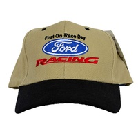 Ford Racing Logo Hat (Black & Khaki)
