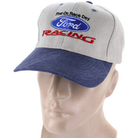 Ford Racing Logo Hat (Blue & Khaki)
