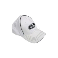 Ford Logo Flex Fit Hat - White, S/Med