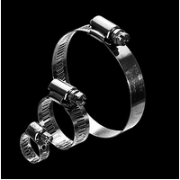Hose Clamp - Perforated Band/Part Stainless 18-32mm