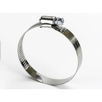 Hose Clamp - Perforated Band/Part Stainless 52-76mm
