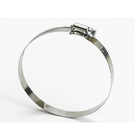 Hose Clamp - Perforated Band/Part Stainless 90-114mm