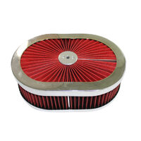 12" Oval Air Filter With Cotton Top / Normal Base