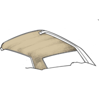 1964 - 1970 Mustang Coupe Headliner (Parchment)