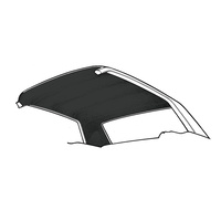 1969 - 1970 Mustang Fastback Headliner (Black)
