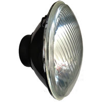 Semi Sealed Beam Headlight 7" Regular Curved Lens H4