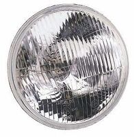 Semi Sealed Beam Headlight 7" Regular Flat Lens H4 - Pair