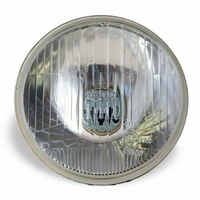 Semi Sealed Beam Headlight 5 3/4" Regular Flat Lens H1