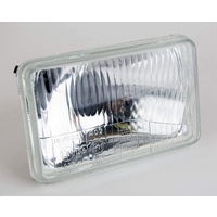 Semi Sealed Beam Headlight 4" x 6" Regular Lens H1