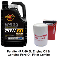 Penrite HPR 30 20W60 5L Engine Oil & Motorcraft Oil Filter Service Kit