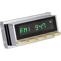 RetroSound Hermosa (w/o DAB) Radio Replacement Display - Chrome Face w/ Ivory Buttons