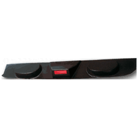 1969 - 1970 MUSTANG COUPE REAR PACKAGE TRAY WITH SPEAKER PODS & SET UP FOR THIRD BRAKE LIGHT