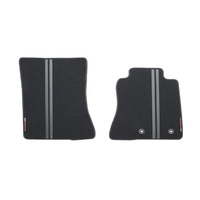 2015 - 2020 Mustang Carpet Front Floor Mats - RHD - Ford Performance - Discontinued