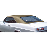 1965 - 1966 Chevrolet Impala Buick LeSabre Wildcat Pontiac Catalina Bonneville Oldsmobile 2 Door Hardtop Rear Windshield Glass - Green Tint