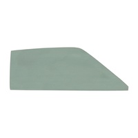 Ford Mustang 1969 Coupe/Convertible Door Glass (with Weatherstrip Type) Right, Green Tint