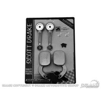 1968 Mustang Fastback Door Handle & Window Crank Kit