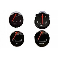 1966 Mustang Fuel Oil Temp Amps Gauge Set